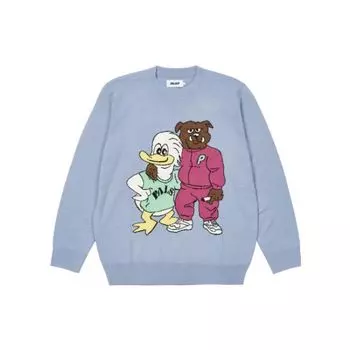 Синие вязаные топы унисекс Palace Dog And Duck P22KW070 M