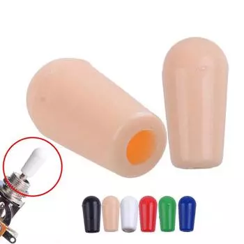 Синий 35 мм наконечник для гитарного переключателя с винтовой резьбой, подходит для гитар Epiphone чёрный