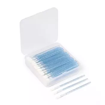 Синий аппликатор для губ с разноцветными щеточками, одноразовая кисточка для макияжа, удобная в переноске, Annhua, легкий и удобный в переноске, одноразовый набор кистей для макияжа, макияж