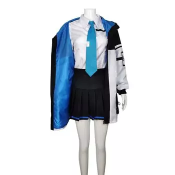 Синий Архив Косплей Костюм Синий Aca Alice Tendo Косплей Костюм Джерси Синий Архив Alice Tendo Униформа Косплей Длинный рукав Косплей Одежда Школа
