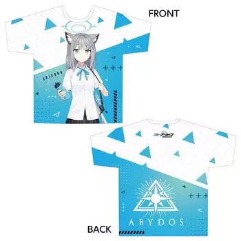 Синий архив Недавно нарисованная полная графика - Синий архив - Футболка/Shiroko (Размер М)