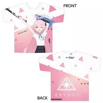 Синий архив Недавно нарисованная полная графика - Синий архив - Футболка/Хосино (Размер М)