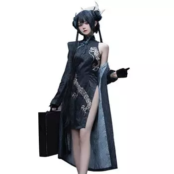Синий Архив Рюка Кисаки Косплей Хэллоуин Китайское Платье [молочное время] (S)