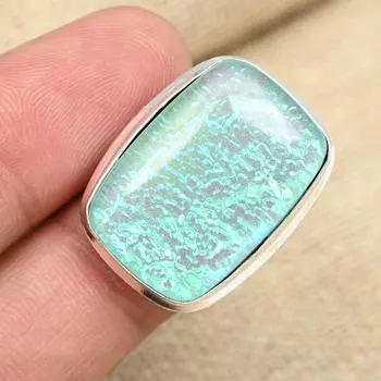 Синий австралийский тройной опал, драгоценный камень, стерлинговое серебро 925 пробы, ювелирные изделия для девочек, кольцо ручной работы 4 синий