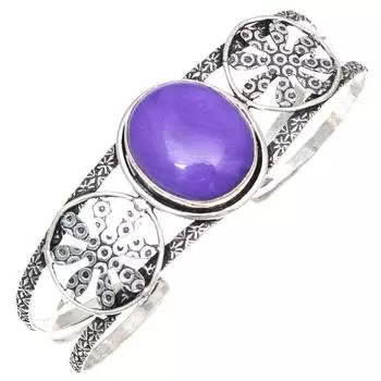 Синий Ботсванский агат драгоценный камень серебряные ювелирные изделия браслеты-манжеты 7 регулируемые