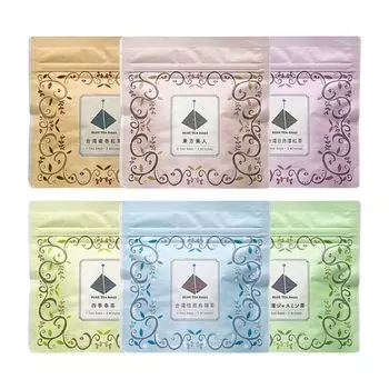 СИНИЙ ЧАЙ В ПАКЕТИКАХ Тайваньский чайный набор из 6 видов чайных пакетиков Beauty Jasmine Seasons Spring Scent Black Moon Lake Черный улун [Восточный чай/Тайваньский чай/Четыре