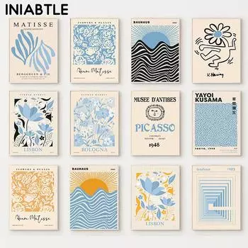 Синий цветочный рынок, Анри Матисс, постеры, принты, абстрактная настенная художественная галерея, холст, картина, скандинавская картина для декора гостиной 21cm30cm NoFrame