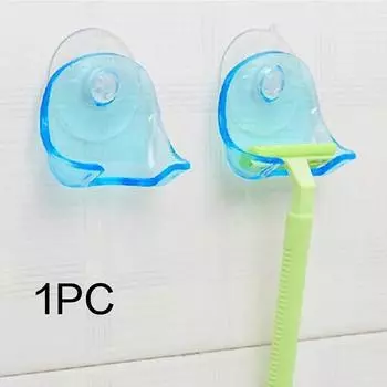 Синий держатель для бритвы, 1 шт., держатель для бритвы для ванной комнаты, присоска для бритвы синий