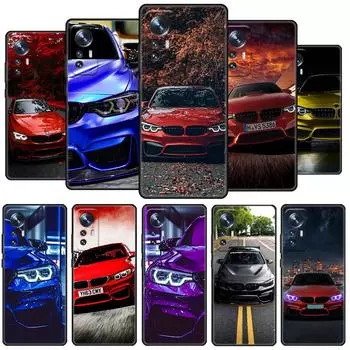 Синий красный автомобильный чехол для Xiaomi Mi Poco X3 NFC M4 M3 Pro F3 GT F1 11 Lite Note 10 11T 10T 9T задняя мягкая крышка телефона Xiaomi Mi 9