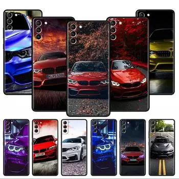 Синий красный автомобильный мягкий чехол для Samsung Galaxy S22 S20 FE S21 S10 S9 Plus S8 Note 20 Ultra 10 Lite чехол для телефона Shell Samsung S22 5G