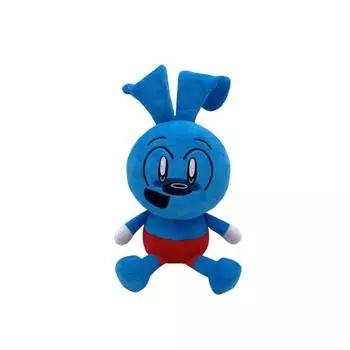Синий кролик Ригги обезьянка плюшевая игровая периферия длинноухий кролик плюшевая кукла игрушка 30cm