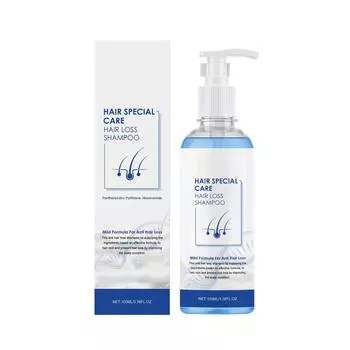 Синий медный пептидный шампунь увлажняющий сухие волосы и гладкие волосы массажный шампунь для ухода за волосами 100 мл синий