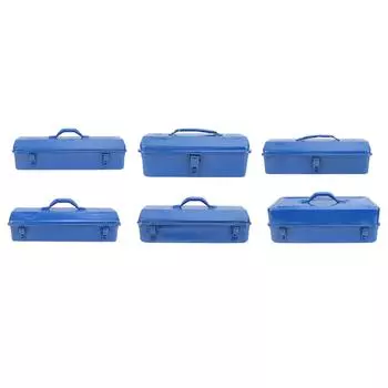 Синий ящик для инструментов металлическая конструкция высокая нагрузка подшипник портативный органайзер для хранения инструментов для мастерской гаража C 280 Toolbox