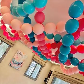 Синий Розовый Роза Красный Воздушный Шар Цепочка Надувной Шар Свадебное Рождественское Украшение Фестиваль Сцена Макет Комнаты Воздушные Шары Декор Партии