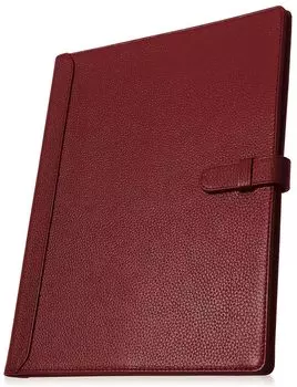 СИНИЙ SINCERE Обложка для блокнота B5 из натуральной кожи Тонкий чехол для хранения 2 книг Университетский блокнот держатель для ручек с закладкой держатель для карт NC2 / (Тьма