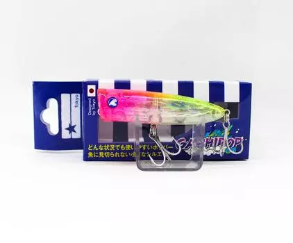 Синий Синий Gachipop 60 Popper 7 грамм Плавающая приманка 08 (1323)