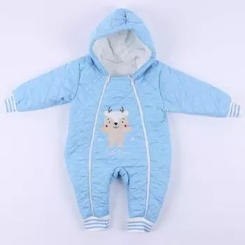 Синий стеганый космонавт