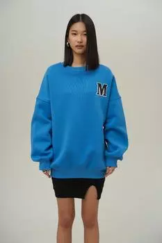 Синий свитшот оверсайз Venera