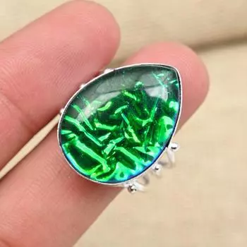 Синий тройной опал, драгоценный камень, стерлинговое серебро 925 пробы, подарок ручной работы на день рождения, ювелирные изделия 4 синий