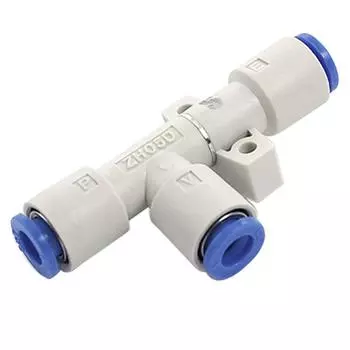 Синий Вставной Индикатор Эфира Вакуумный Эжектор Пластиковый Тип Соединения Высокого Вакуума Трубная Арматура Рабочий