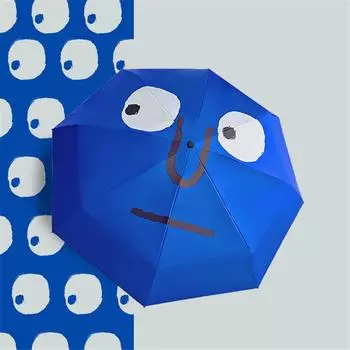 Синий Высокое Признание Для Зонтов От Солнца Дождя Милые Забавные Зонты Подарочный Зонт Зонт Товары Для Дома Дизайнер
