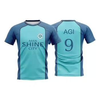 Синий замок NAGI Man Shine City Jersey японская аниме косплей футбольная форма дышащая спортивная футболка Hyoma Chigiri Топы унисекс S