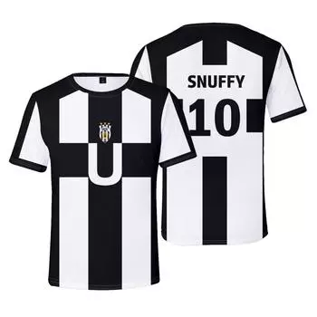 СИНИЙ ЗАМОК Печать Женщины Мужчины Мультфильм Футболка Повседневные Дышащие Футболки Смешные Мультфильмы Свободные Футболки Футболки Уличные Большие Футболки Мужские XS белый