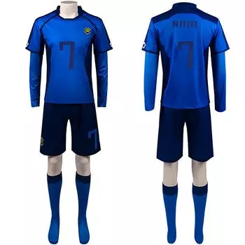 Синий замок Seishiro Nagi 4 шт. спортивный костюм косплей костюм популярный костюм персонажа рождественский аниме костюм на Хэллоуин культурный фестиваль