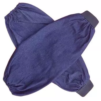 Синий защитный рукав для сварщика, устойчивый к порезам, защита от тепла, сварочные работы, нарукавники, рукава из денима синий