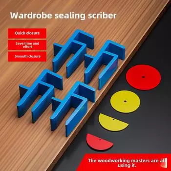 Синий зажим для дверцы шкафа: Инструмент для герметизации кухонных и гардеробных столярных изделий