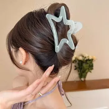 Синий зажим для волос с когтями, милый бант, милые заколки для девочек, заколки-крабы, заколки для волос для женщин, модные аксессуары для волос, головной убор, повязка на голову