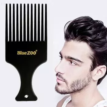 Синий зоопарк для мужчин винтажный инструмент для укладки широких зубов назад самолет масло расческа для волос