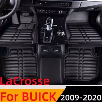 Sinjayer 3D Custom Fit Водонепроницаемые автомобильные коврики Передние и задние FloorLiner Стайлинг Авто Коврик Для Buick LaCrosse 2009 2009-2015 BLACK