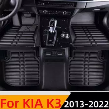 Sinjayer 3D водонепроницаемые автомобильные коврики на заказ, передние и задние напольные коврики, Стайлинг, автомобильный коврик для KIA K3 2013 2013-2018 BLACK