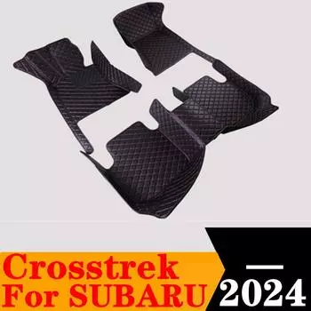 Sinjayer водостойкие кожаные автомобильные коврики на заказ, передние и задние напольные коврики, автозапчасти, коврик для SUBARU Crosstrek чёрный