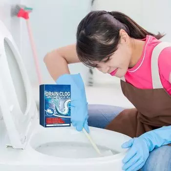 Порошок для чистки раковин и сливных труб 12X Очиститель сливных труб Безопасный очиститель для чистки труб Многофункциональный очиститель сливных труб CHINA