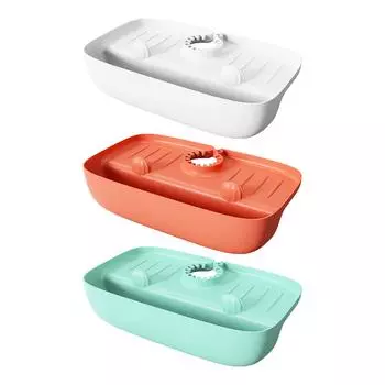 Sink Faucet Mat Anti Splashing Slip Resistant Multifunctional Dish Sponge Holder for Kitchen Counter White