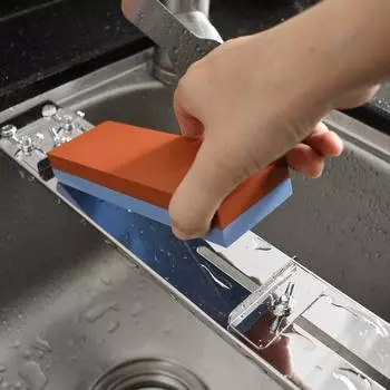 Sink Fixed Sharpening Rack Stainless Steel Adjustable Bracket Household Sharpener Whetstone Non-slip Fast Safety Sharpening Hot