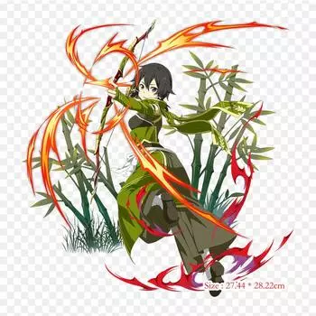 Sinon Archer Sinon Sword Art Online железные нашивки для одежды, наклейки с аппликациями на одежду, термочувствительная нашивка на заказ