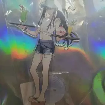 Синяя акриловая подставка Aka Saori Japan Smile Base Cafe (официальный)