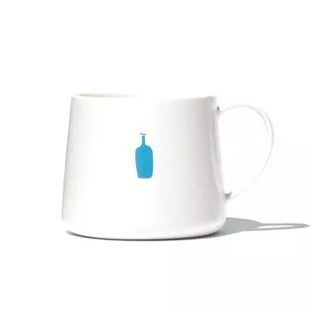 Синяя бутылка для кофе фарфоровая прозрачная кружка можно мыть в посудомоечной машине и использовать в микроволновой печи