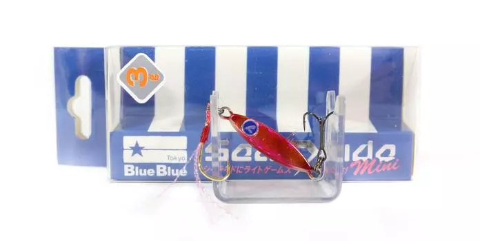 Синяя металлическая приманка Searide Mini 3 грамма 04 (0368)