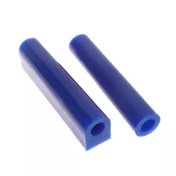 Синяя полая восковая трубка для резьбы, восковое кольцо, трубка для ювелирных изделий, центральное отверстие, круглый твердый воск, заготовка для моделирования A2