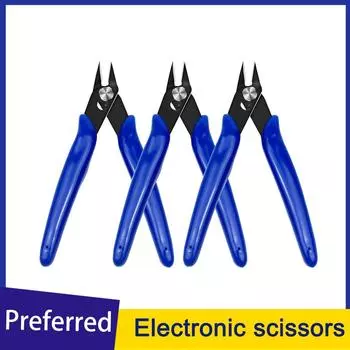 Синяя ручка 170 Электронные плоскогубцы Промышленная насадка Пластиковые диагональные плоскогубцы Модель Обрезные кусачки Ручной инструмент для перемещения