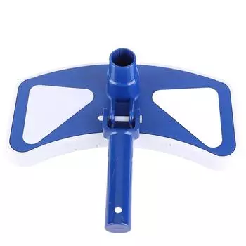 Синяя вакуумная щетка для бассейна, очиститель бассейна в форме полумесяца One Size