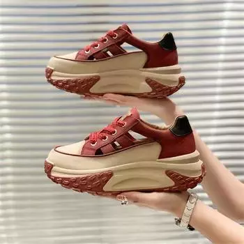 Синтетическая кожа Platforme Летняя обувь Мужские кроссовки Вулканизированные кроссовки Прозрачные туфли Спортивные кроссовки Teni 35