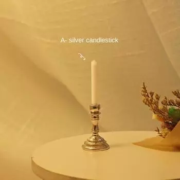 Синтетическая смола кукольный домик миниатюрный подсвечник смоляные миниатюрные подсвечники девочка