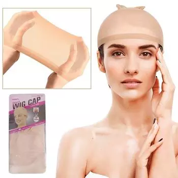 Синтетические эластичные нейлоновые чулки LISI, эластичные шапочки для парика, легкие телесные шапочки для парика для женщин, аксессуары для косплея 15cm