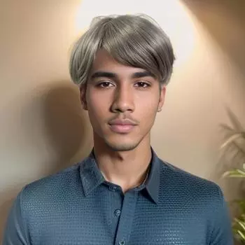 Синтетические мужские короткие парики с челкой, модные смешанные черные серые натуральные искусственные волосы, повседневный парик для вечеринок, термостойкое волокно серый