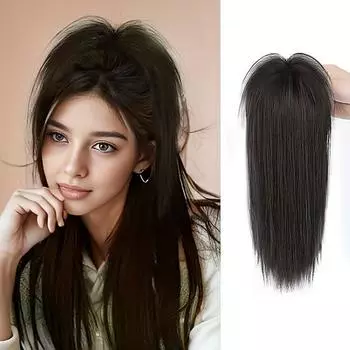 Синтетический черный полухвост MISSQUEEN, хвост-водопад, хвостик для волос, зажим для волос, шиньон для хвоста, волосы для женщин, для вечеринок 35cm